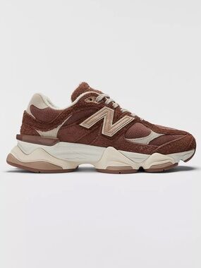 New Balance 9060 Sneakers - Rich Oak/Timberwolf - Womens 7.5